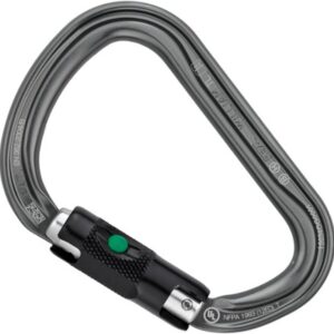 Petzl HMS karabiner Wiliam Ball Lock groot | voor klimmen en klettersteigen | Te huur